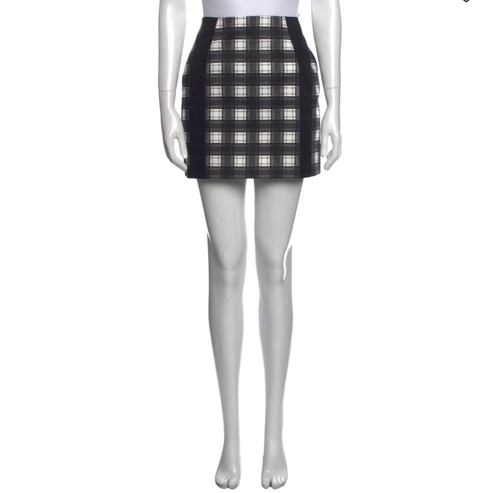 Carven plaid mini skirt